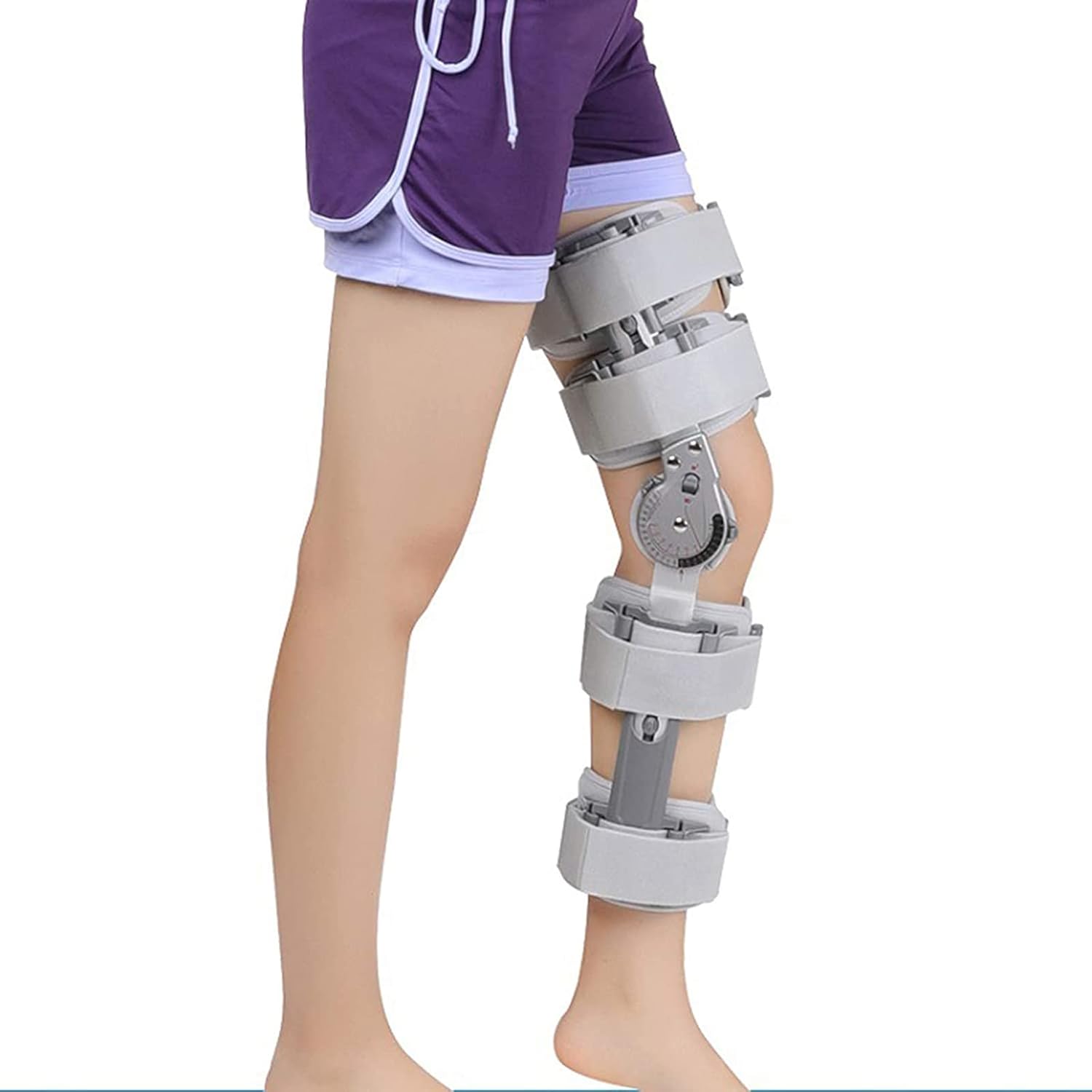 Knee Orthosis Support Brace Joint Stabilizer Fracture Fixed Guard Splint Leg Protector for ACL/Sports Injuries