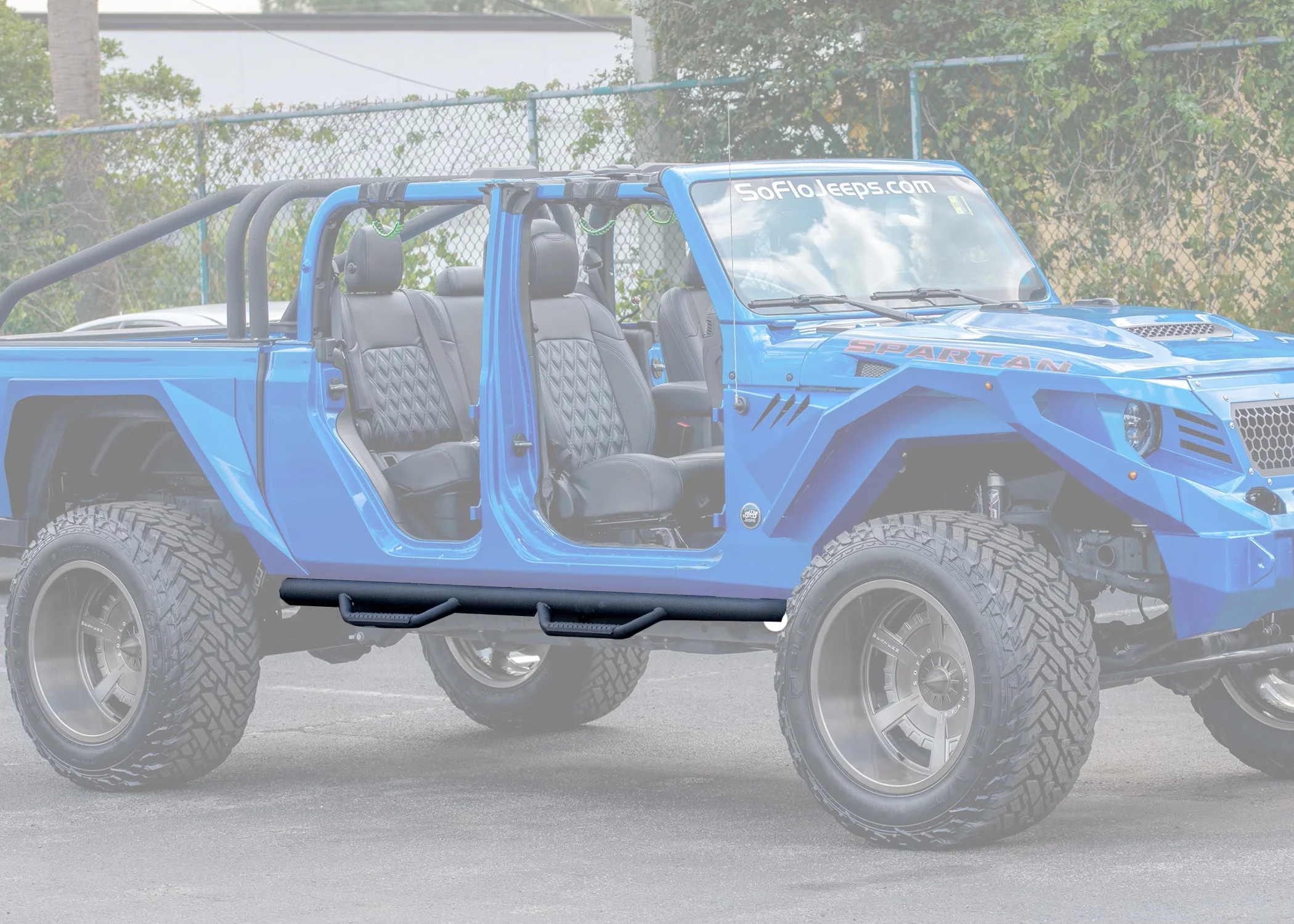 Jeep Gladiator Stationary Steel Side Steps 2020-2026