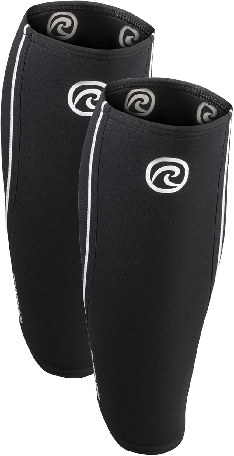 Rehband 5mm Neoprene Shin Calf Sleeve, Compression Support Men & Women for Calf and Shin, Promotes Blood Circulation, Ideal for Strength Training