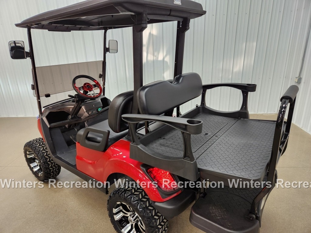2020 Yamaha Drive Lithium Ion DELUXE STREET READY Golf Cart, Jasper Red