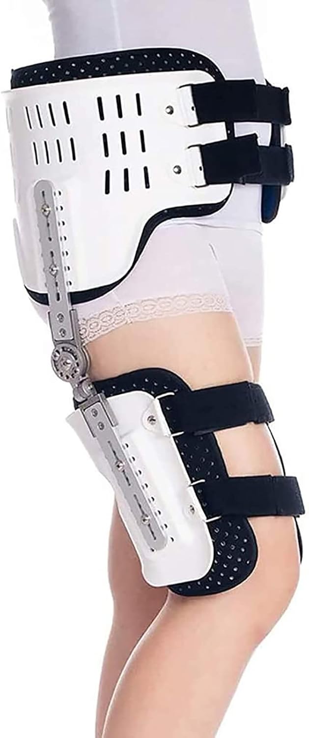 Hinged Hip Joint Abduction Orthosis, Hip Stabiliser Support Brac, Adjustable Hip Abduction Brace, Post Op Hip Protector Fixation Brace Used For Hip, Thigh And Sciatica Reli(Right