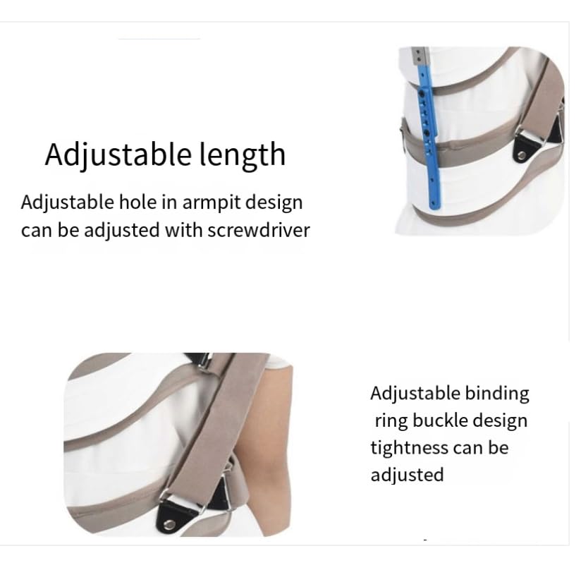 KEULEN Child Shoulder Abduction Fixed Brace, Adjustable Shoulder Supports Immobilizer, Adjustable Arm Length/abduction Angle, Flannelette Fabric, for Fracture Dislocation Injury Support Fixation