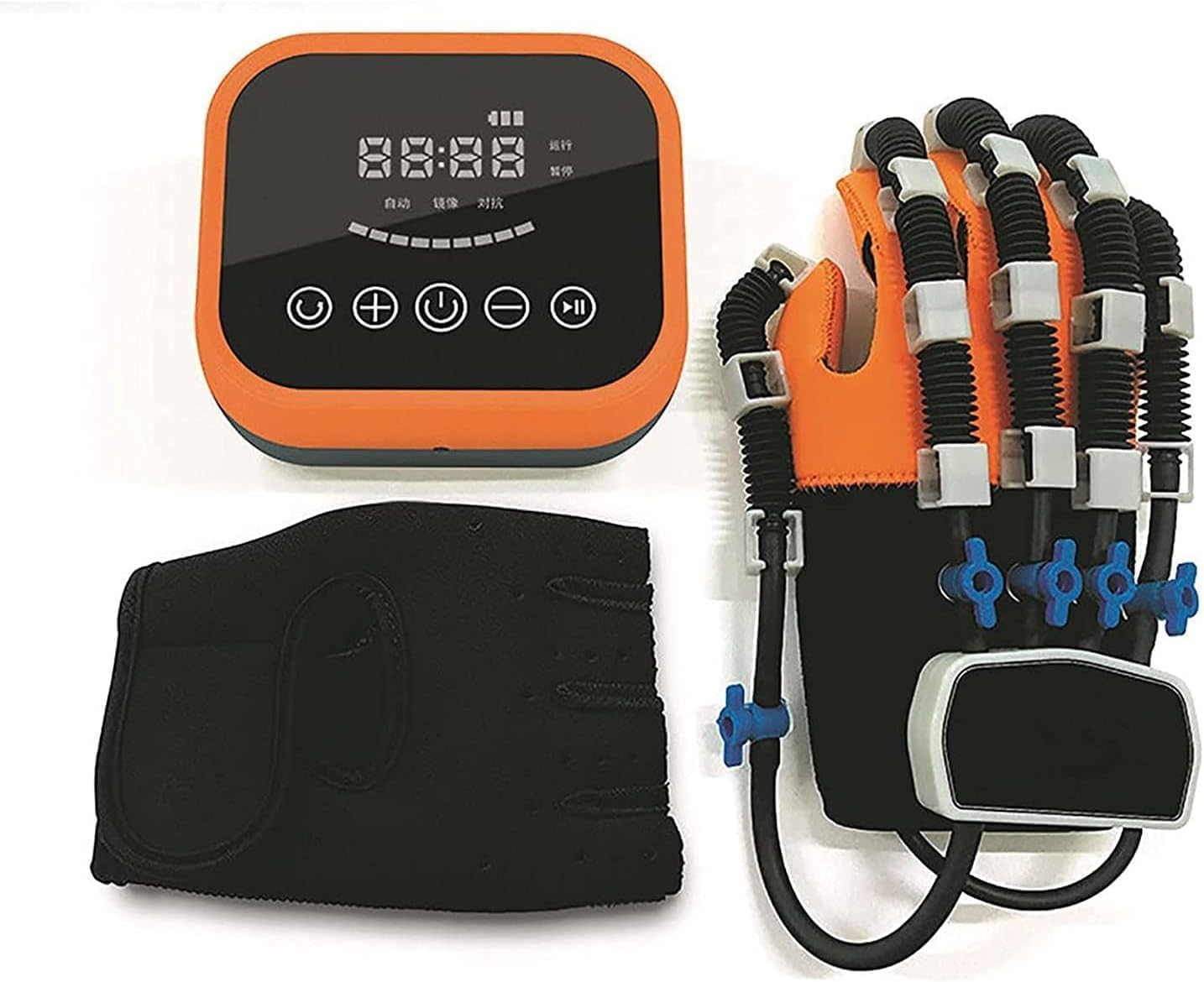 Hand Rehabilitation Robot Gloves Hemiplegia Finger Rehabilitation Trainer Robot Gloves， Hand Exercisers Stroke Recovery Therapy Equipment for Arthritis Hemiplegia and Stroke Patient (Color : Righthan
