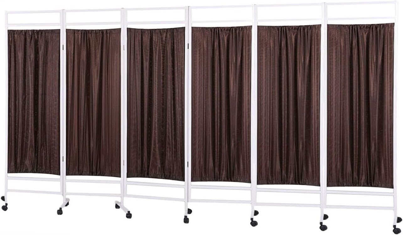 Lightweight Folding Medical Privacy Screens, 4-6 Panel Partition for Clinics & Nursing Homes, Easy to Move, Durable Medical Room Divider, Enhanced Patient Privacy