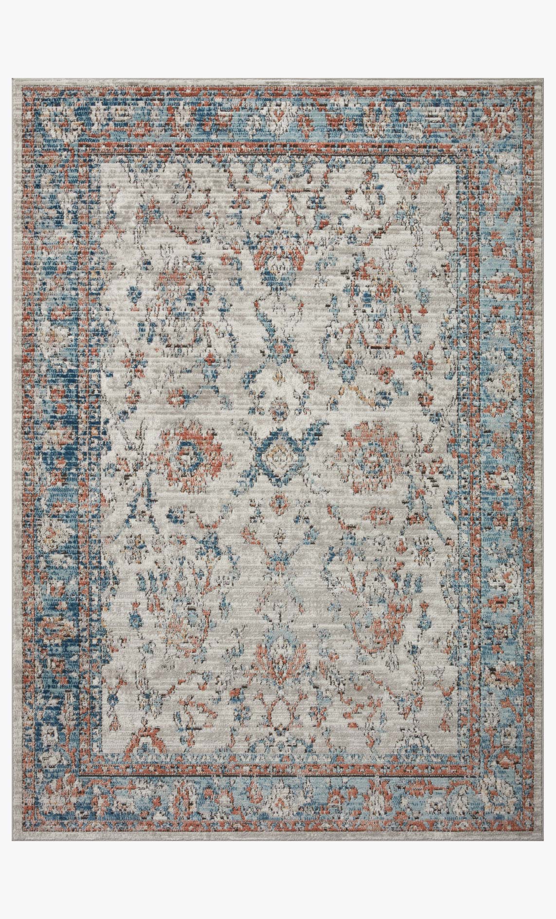 Loloi II Bianca Collection - Contemporary Power Loomed Rug in Dove (BIA-05)