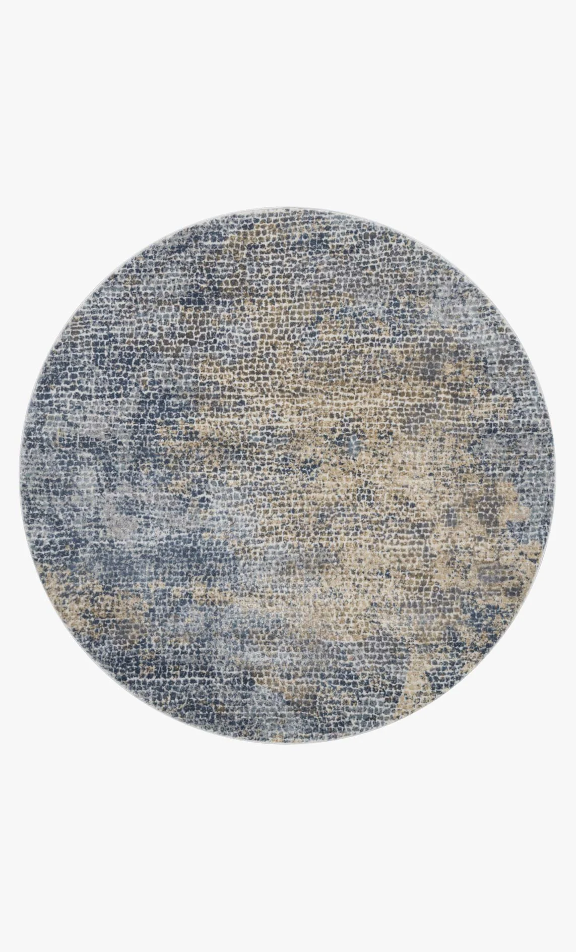 Loloi Patina Collection - Transitional Power Loomed Rug in Ocean & Gold (PJ-05)