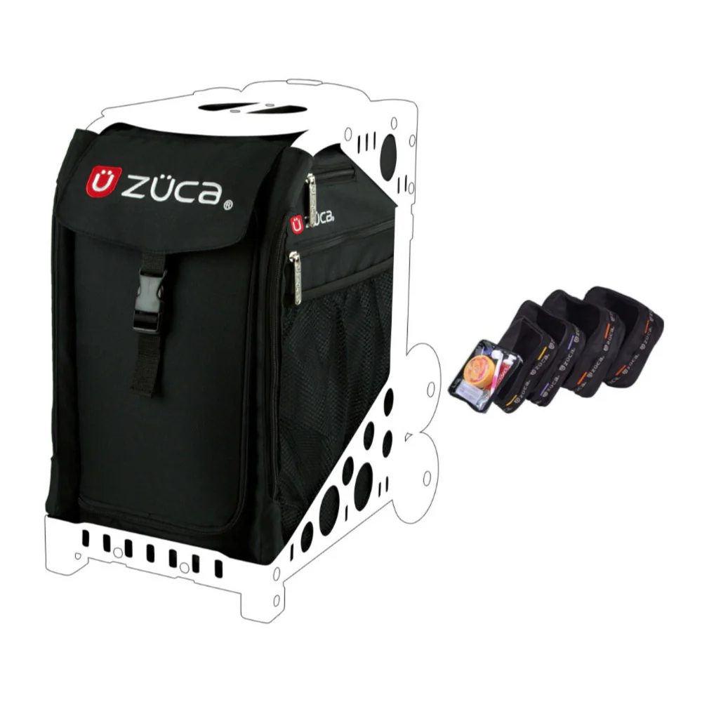 Zuca Obsidian Sport Insert Bag and Zuca Pro Packing Pouch Set