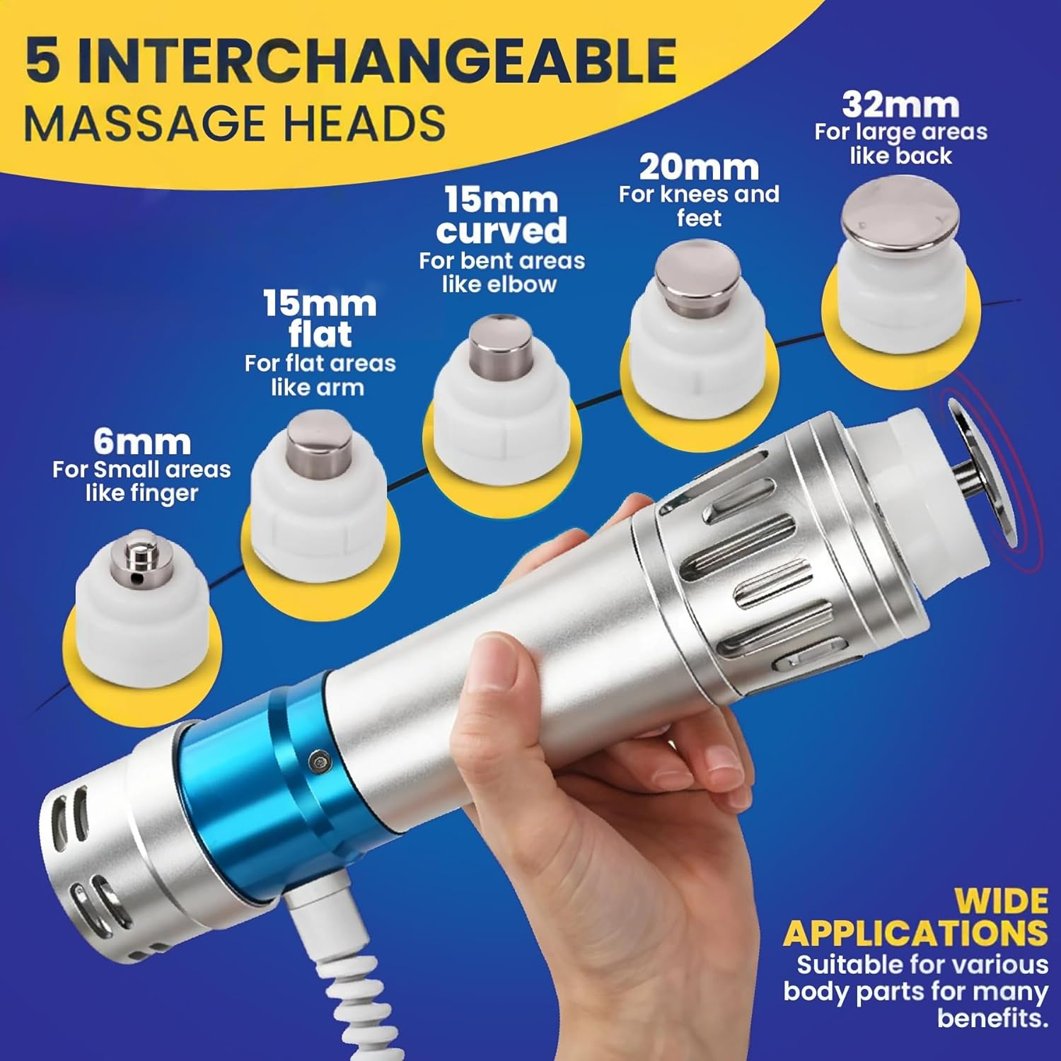 Shockwave Therapy Machine - Softwave Therapy Machine, Relieve Joint and Muscle Pain in The Body, for Home and Institution Use