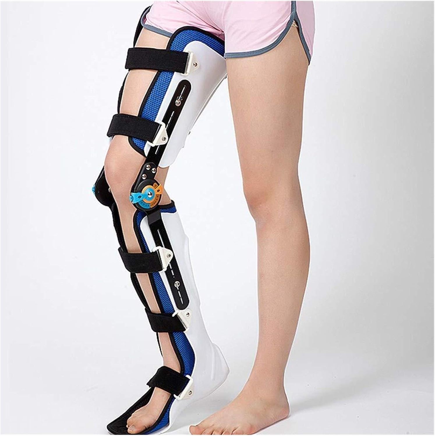 Support Lower Limbs Orthosis,Knee Ankle Foot Orthosis,Leg Fracture,Lower Limb Paralysis,Hip Walking Fixed with Walking Boots Brace Stable Safe 1031(