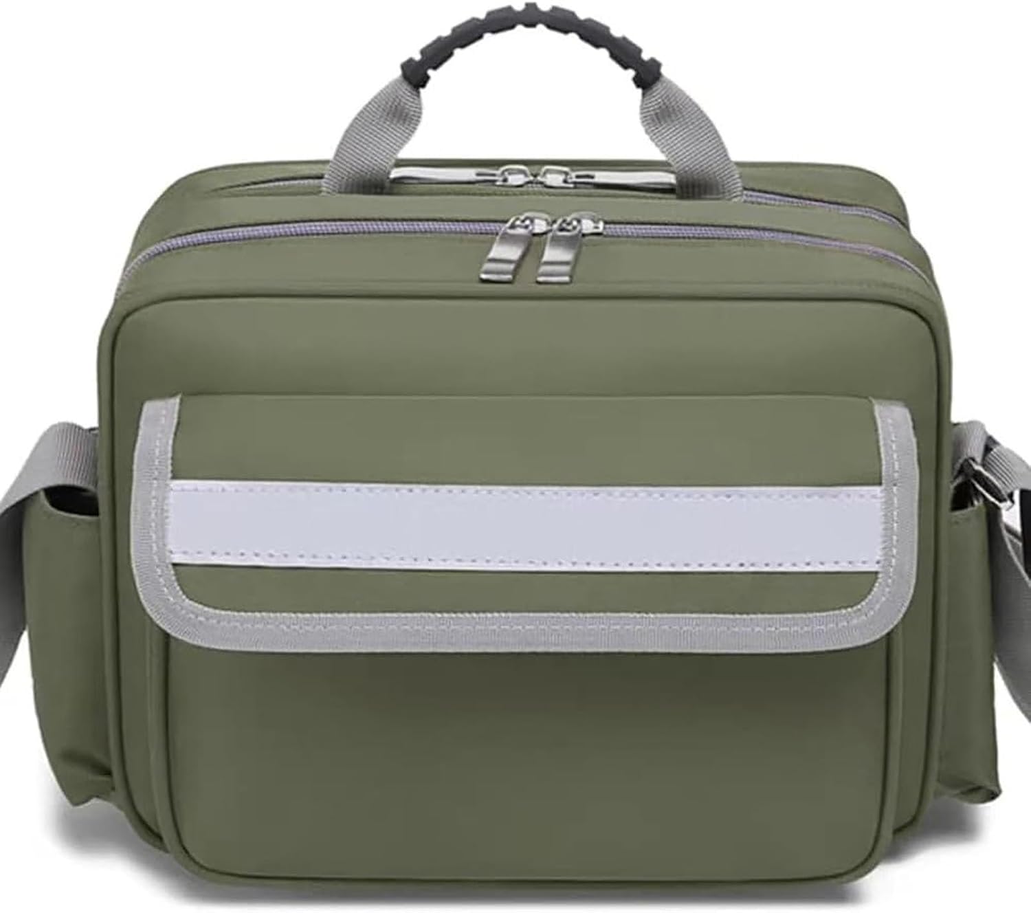 Medical Bag, Emergency Responder Trauma Home Health Nurse Storage for EMT, Police, Firefighters, Safety Officers(Green)