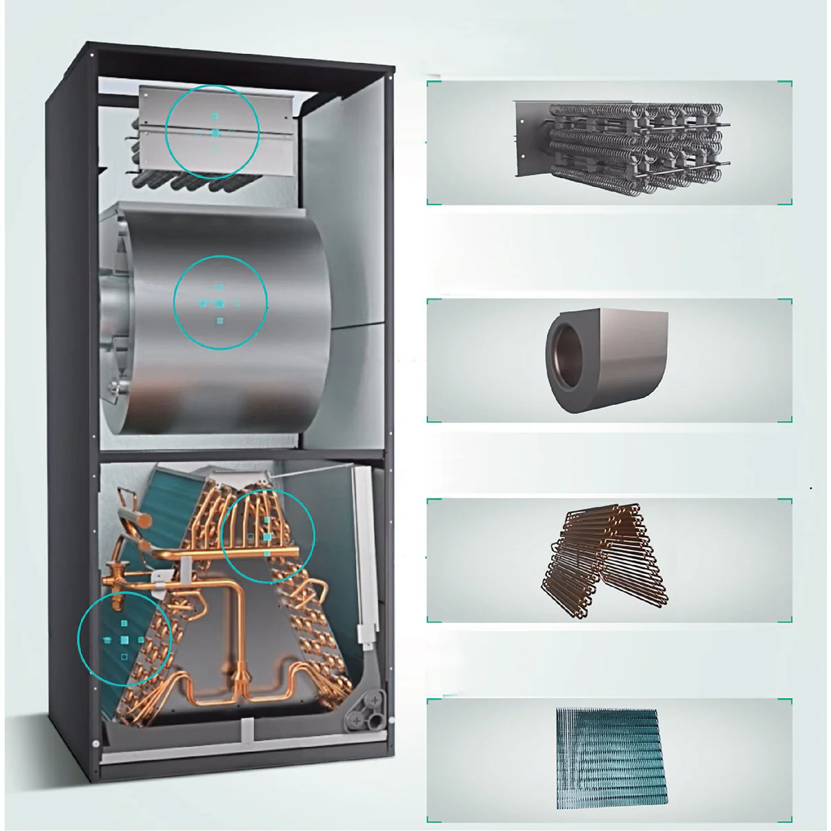 Friedrich 60,000 BTU 4.5 Ton Breeze Select Central Ducted Heat Pump Split System