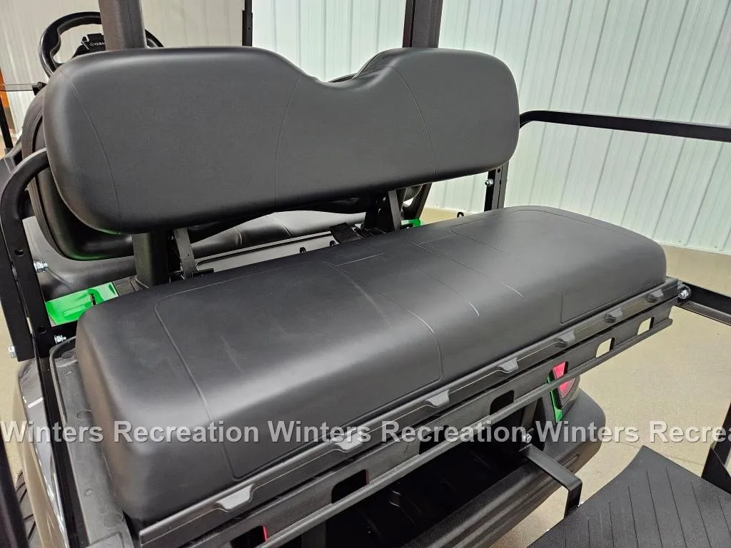 2021 Yamaha Drive 2 Gas EFI QuieTech STREET READY Golf Cart, Wicked Apple & Magnetic Grey