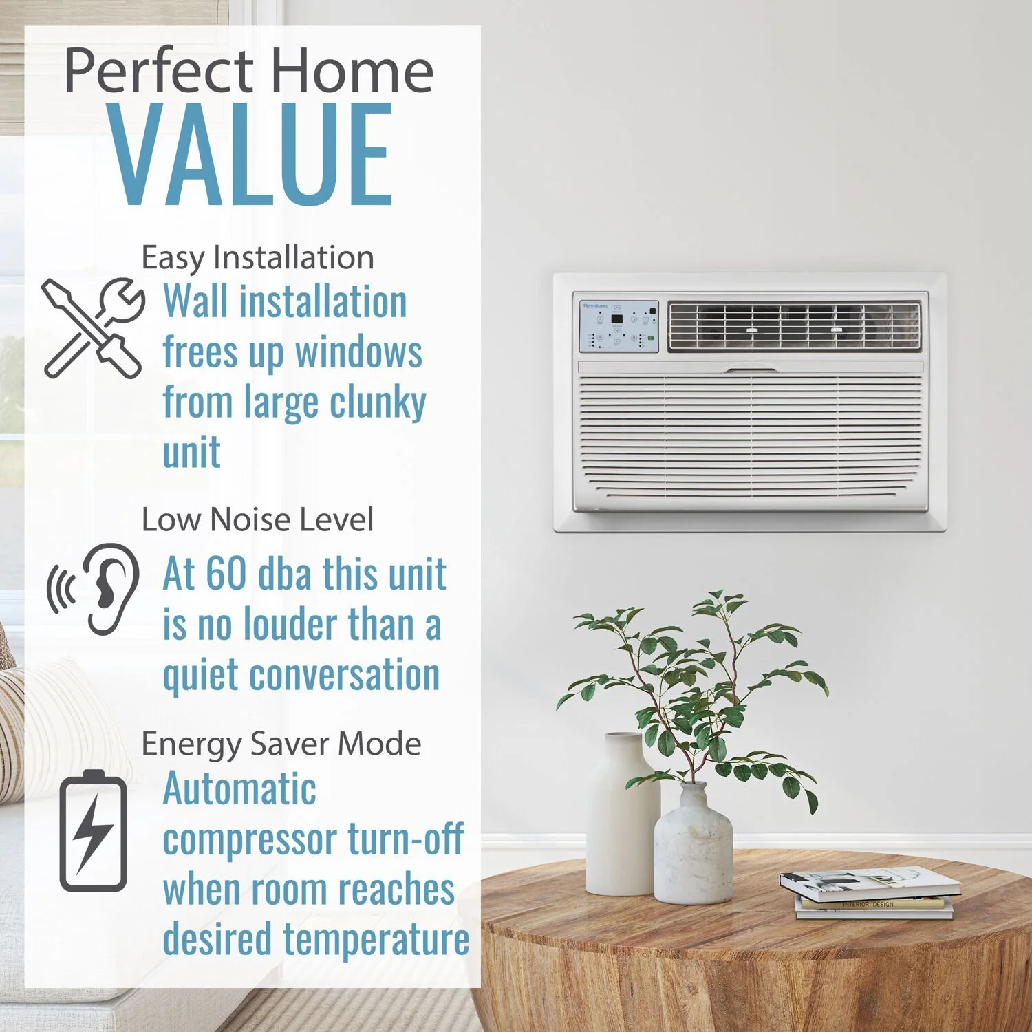 Keystone 12,000 BTU Through-The Wall Air Conditioner