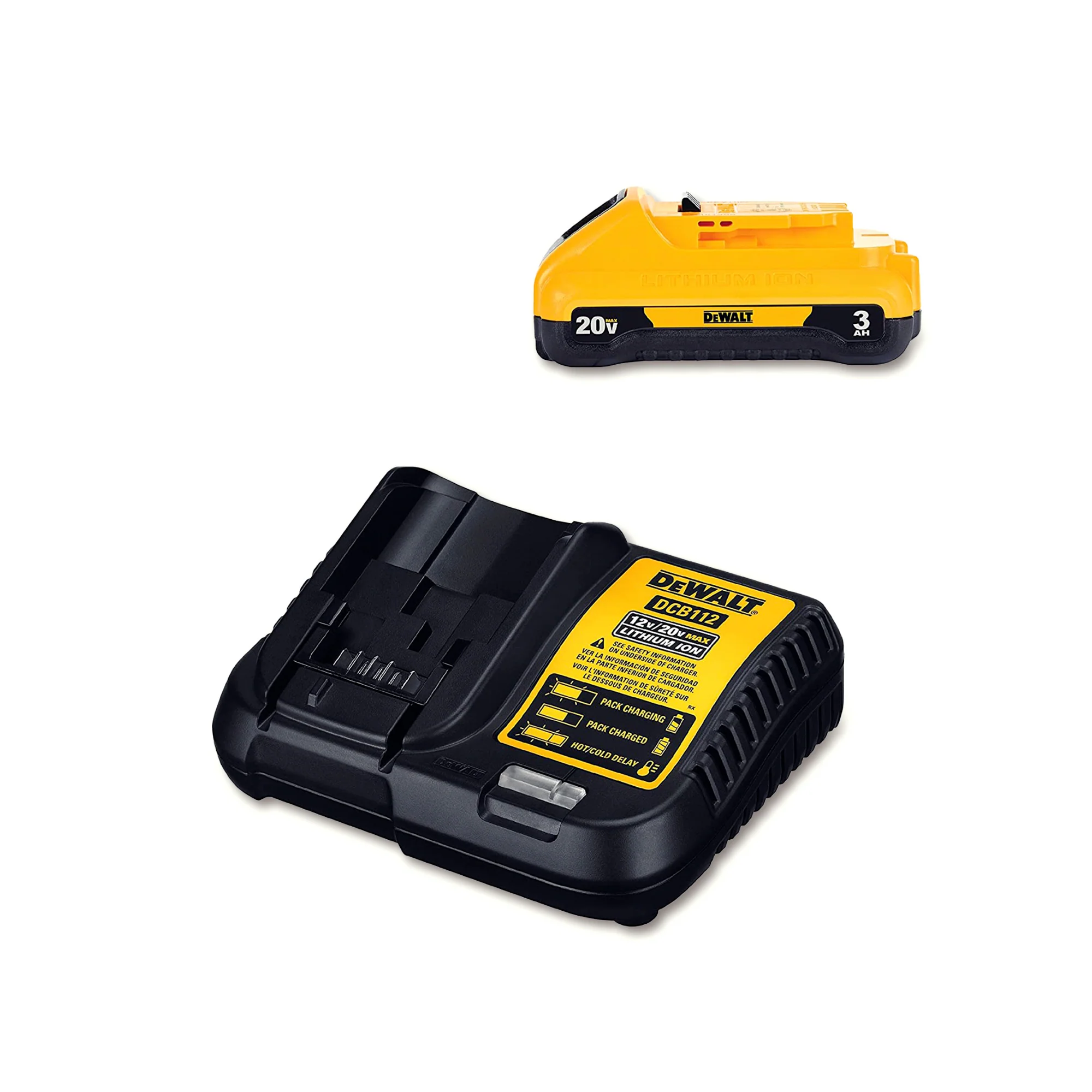 DeWalt (DCB230C) 20V MAX Battery Pack with Charger 3-Ah
