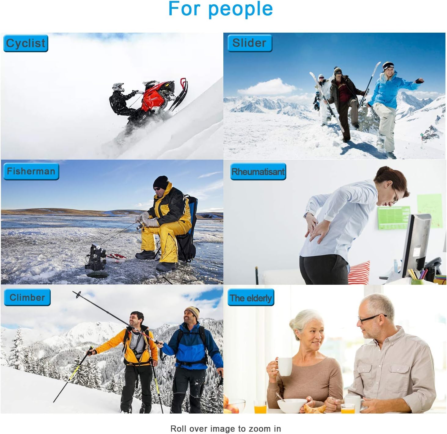 Heated Gloves Men Women,7.4V 2200MAH Electric Rechargeable Battery Gloves for Motorcycle Cycling Riding Hunting Fishing Camping Hiking Ski Snow Work Mitten Gloves Athritis Hand Warmer