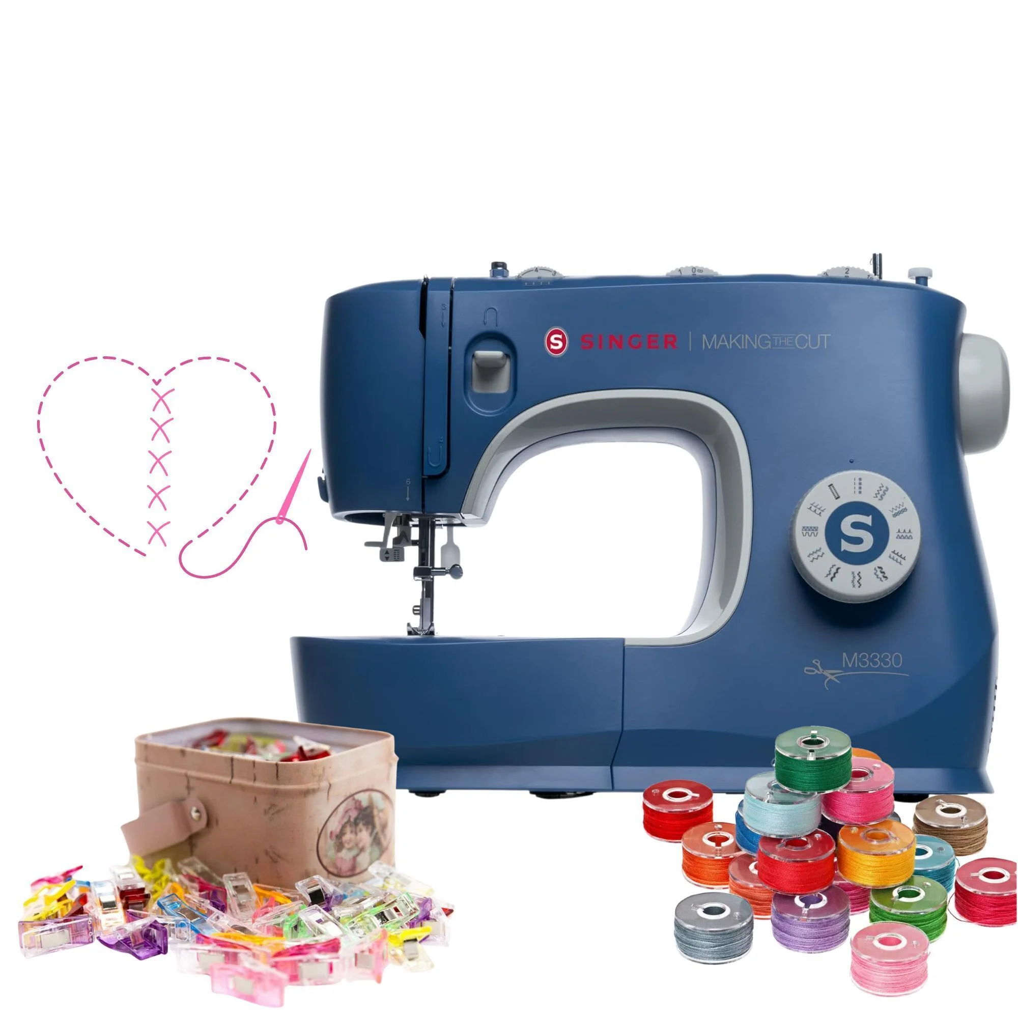 SINGER | M3300 Sewing Machine with 97 Stitch Applications