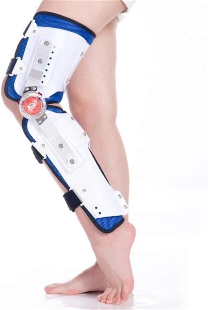 Adjustable Leg Stabilizer Immobilization Splint Braces Breathable Hinged Knee Support Brace for Operated Knee is Unisex
