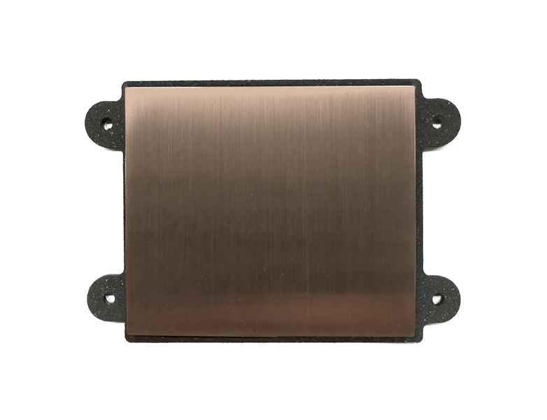 DoorBird Engravable Stainless Steel Panel for D2101IKH and D2101KH in Bronze-Finish