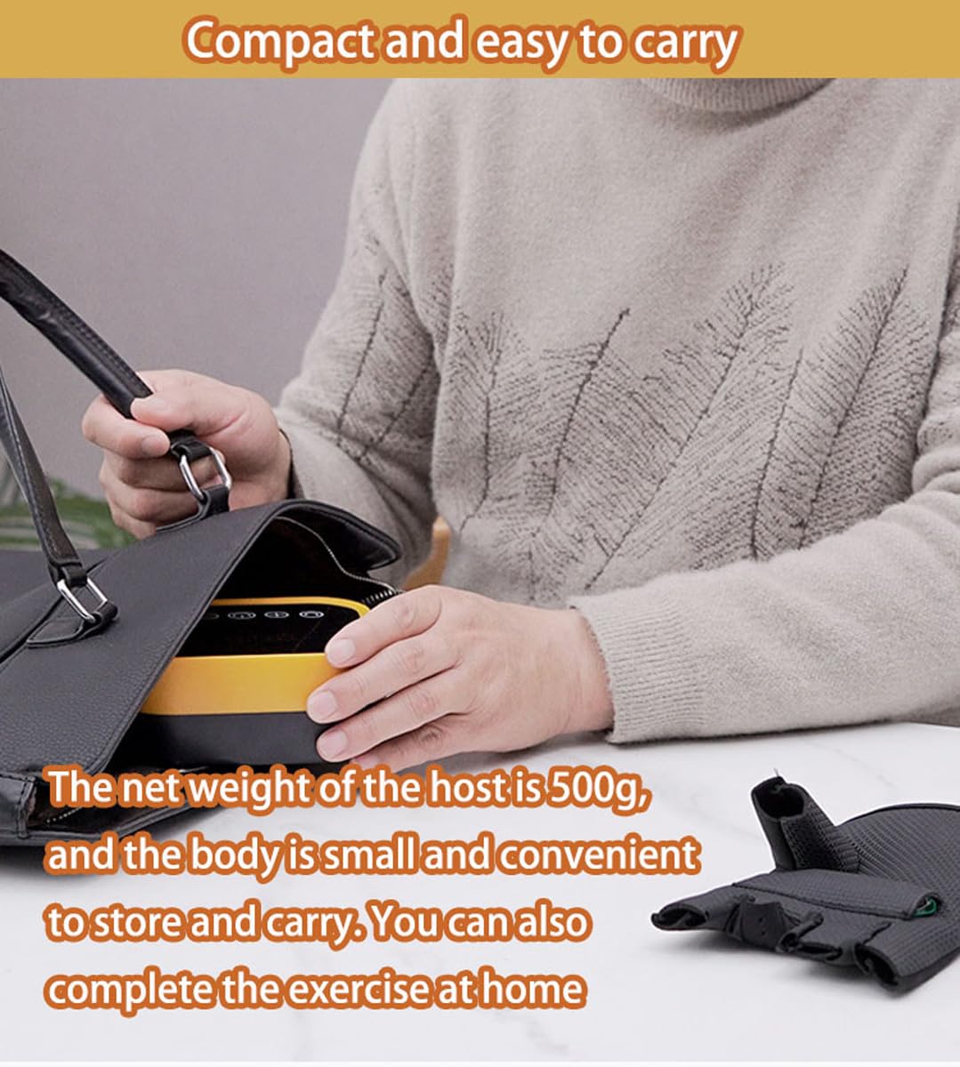 Rehabilitation Robot Gloves, Stroke Rehabilitation Aids, Hemiplegia Finger Rehabilitation Trainer, Rehabilitation Training Gloves, Finger Splint(A,Left hand L)