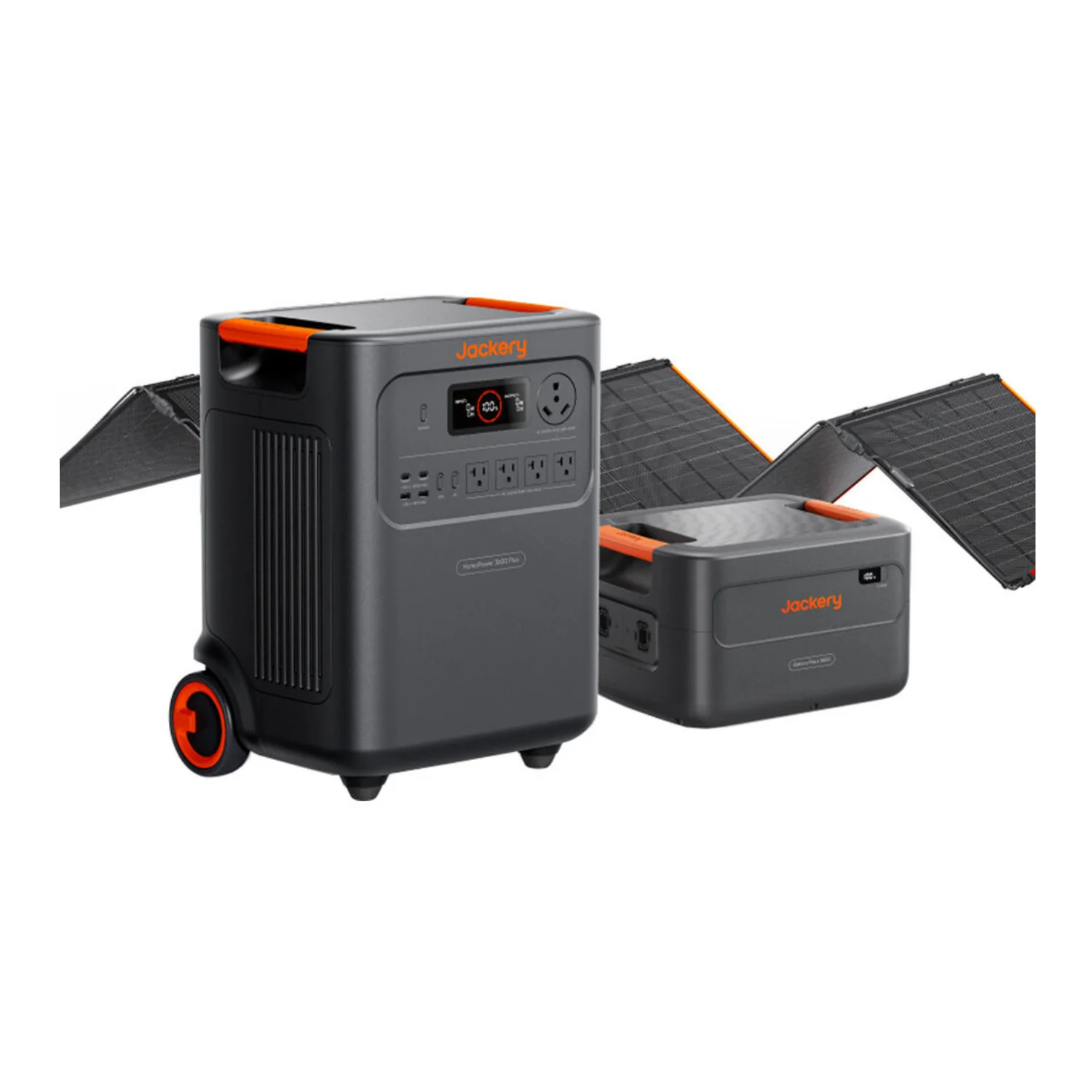 Jackery HomePower 3600 Plus Power Station with Extra Battery Pack, Solar Panel