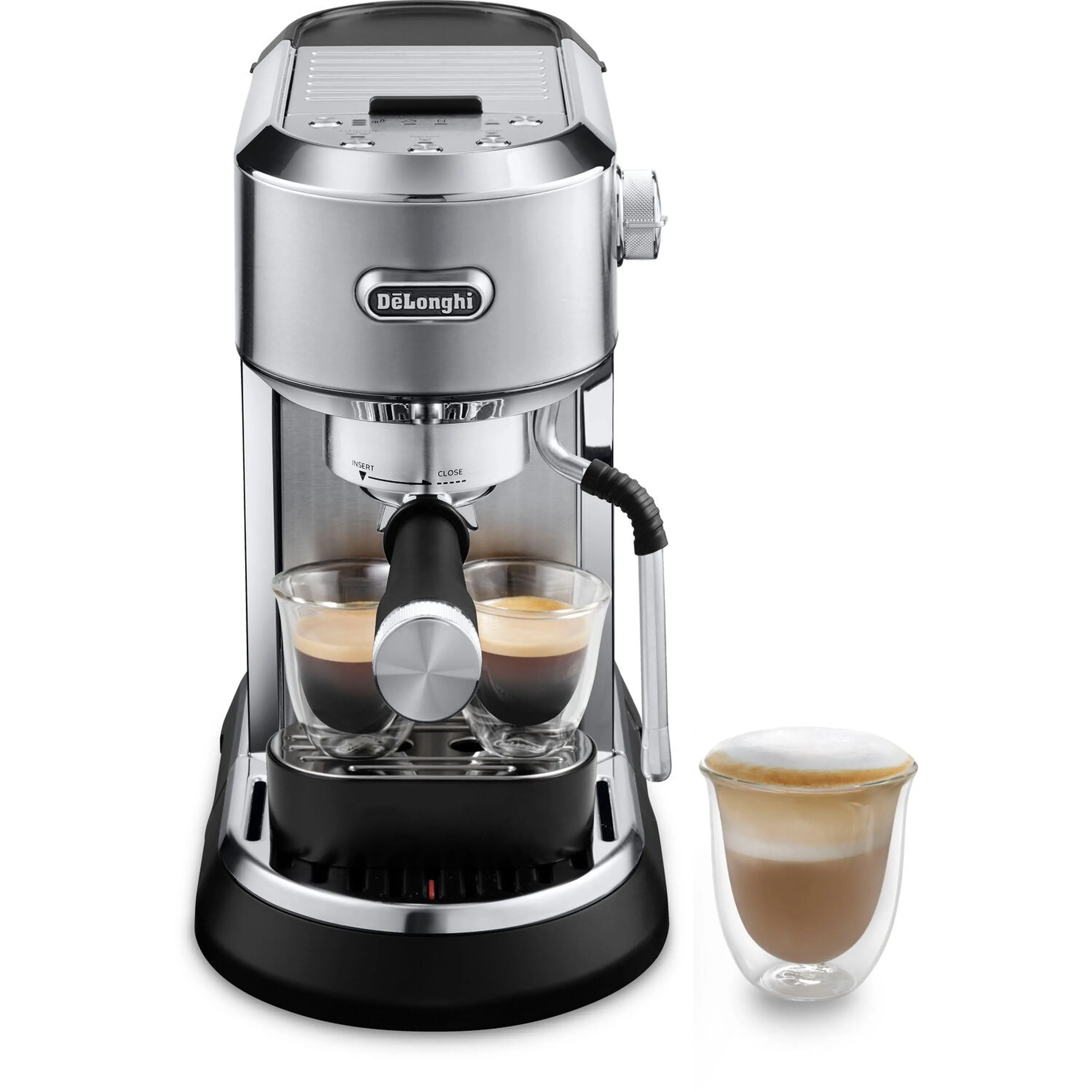 De'Longhi Dedica Maestro Espresso Machine with Automatic Steam Wand in Stainless Steel (EC900M)
