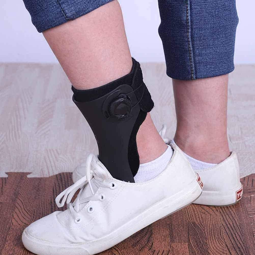 DKULMN Foot Drop Orthosis,Drop Foot Brace Orthosis, Adjustable AFO Ankle Orthosis Splint Support rop Foot Braces for Achilles Tendon,Left,S