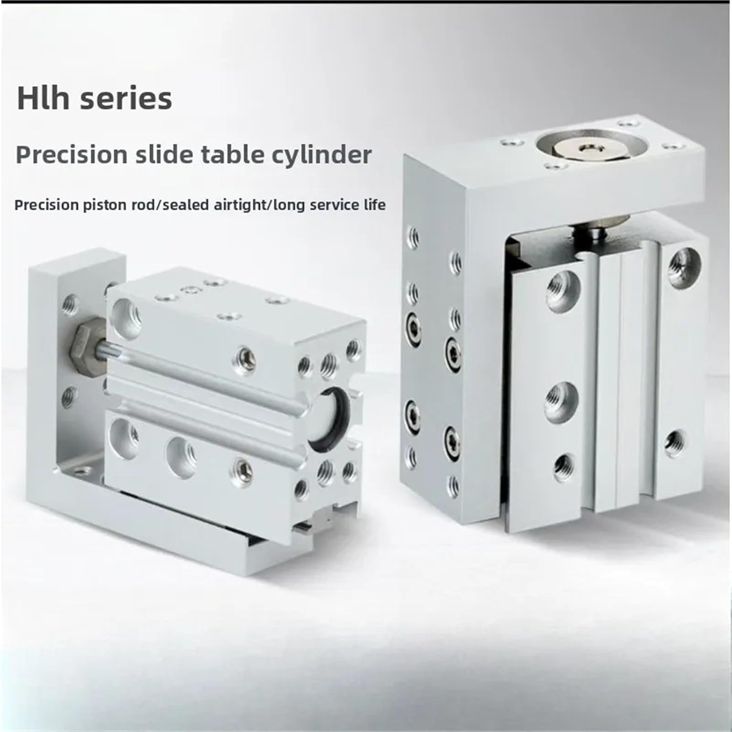 HLH Rail Cylinder HLH6 HLH10 HLH16 HLH20 Series Side Rail Precision Sliding Table Cylinder HLH16X20S HLH20X60S HLH10X30S(5S,HLH10)