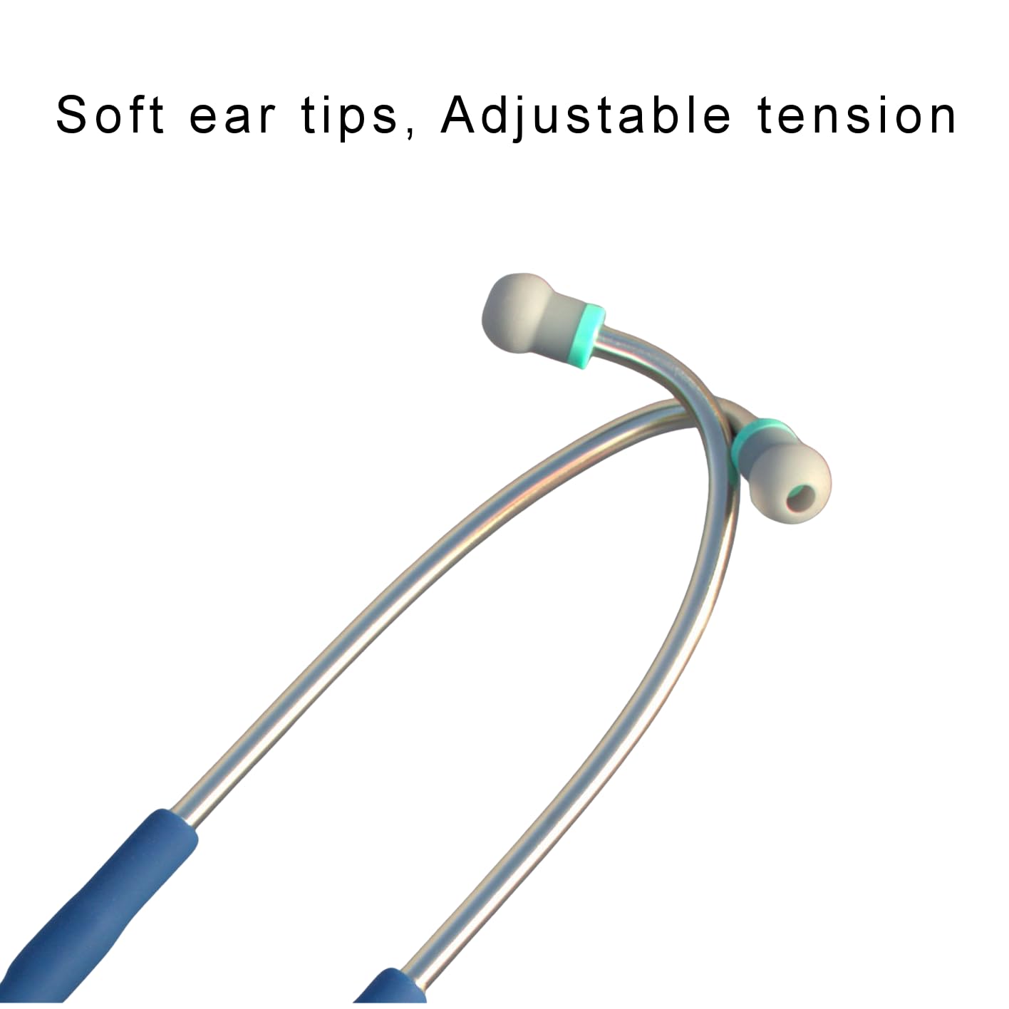 Virtuoso Dual Head Cardiology Stethoscope, Professional Quality, Classic Tube, KS-750 Black