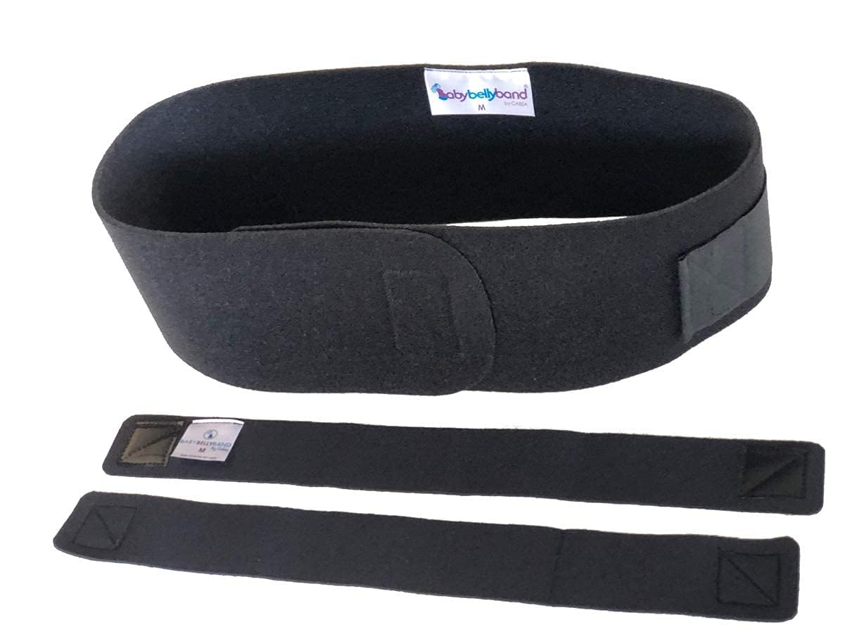 CABEA Babybellyband® 3-in-1 Pregnancy Support Belt – Maternity Belly Band with Groin Straps for Pelvic Floor, Vulvar Varicosities, Episiotomy Recovery – Plus Size – Made in USA, 55” to 70” Hips (XXL)