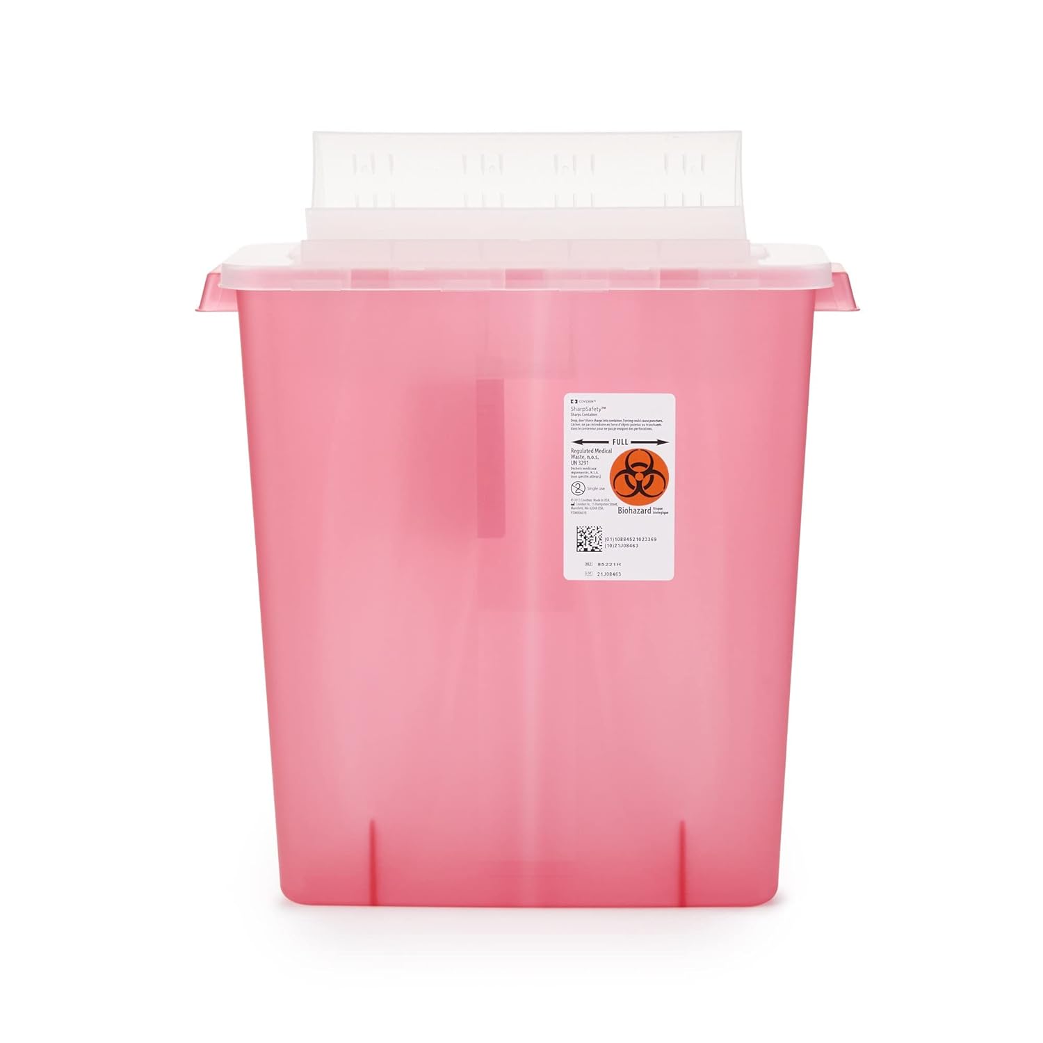 Units Per Case 10 Sharps - Sharpes Container 3gal Red Inroom Units Per Case 10 KENDALL Healthcare PROD. 85221R by Kendall/Covidien