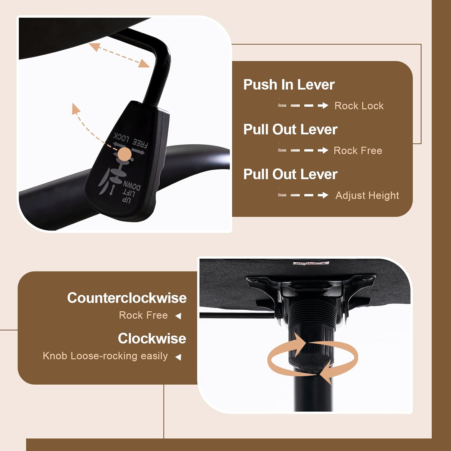 Cloth Office Chair Comfy Fabric Executive Chair, Ergonomic Computer Desk Chairs with Flip-up Armrests, Lumbar Support, 360° Swivel for Home Office, Work, Study, Small Gaming Chair with Wheels | Grey