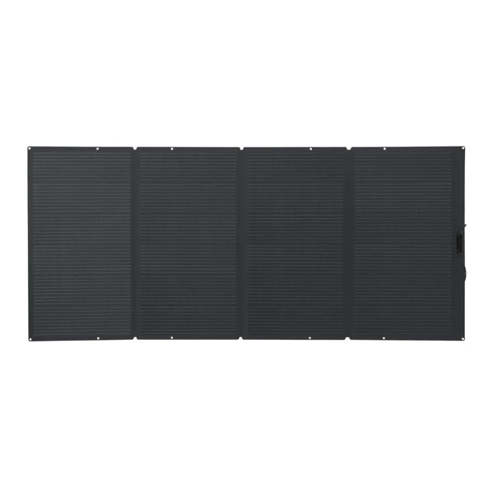 EcoFlow 400W Portable Solar Panel, IP68 Water-Resistant (Black)