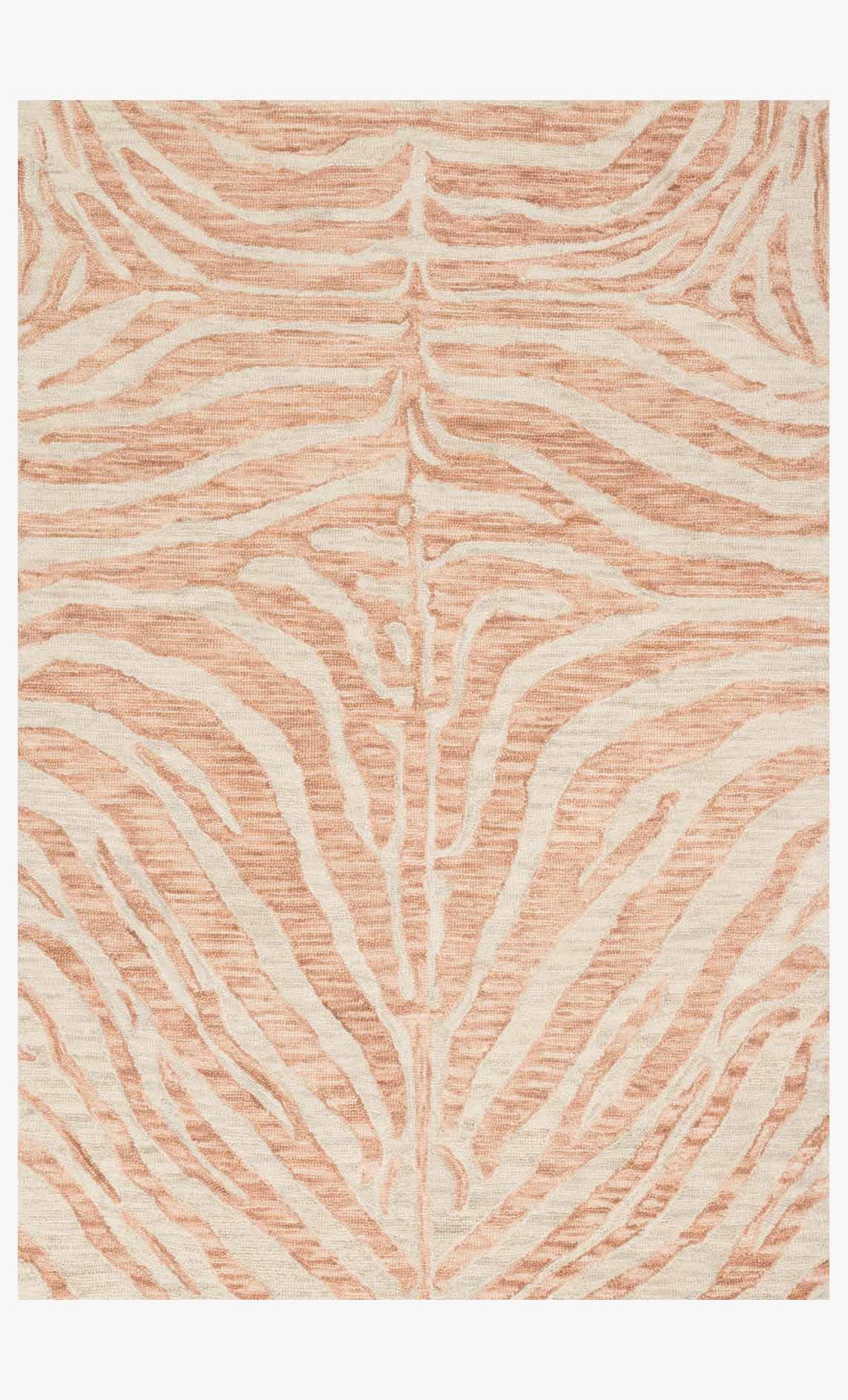 Loloi Masai Collection - Contemporary Hooked Rug in Blush & Ivory (MAS-01)