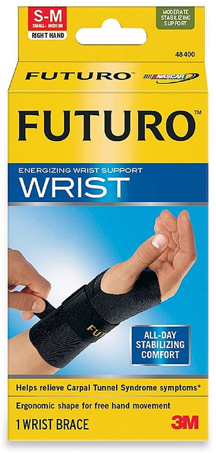 FUTURO Energizing Wrist Support Right Hand, Small/Medium 1 ea (Pack of 8)