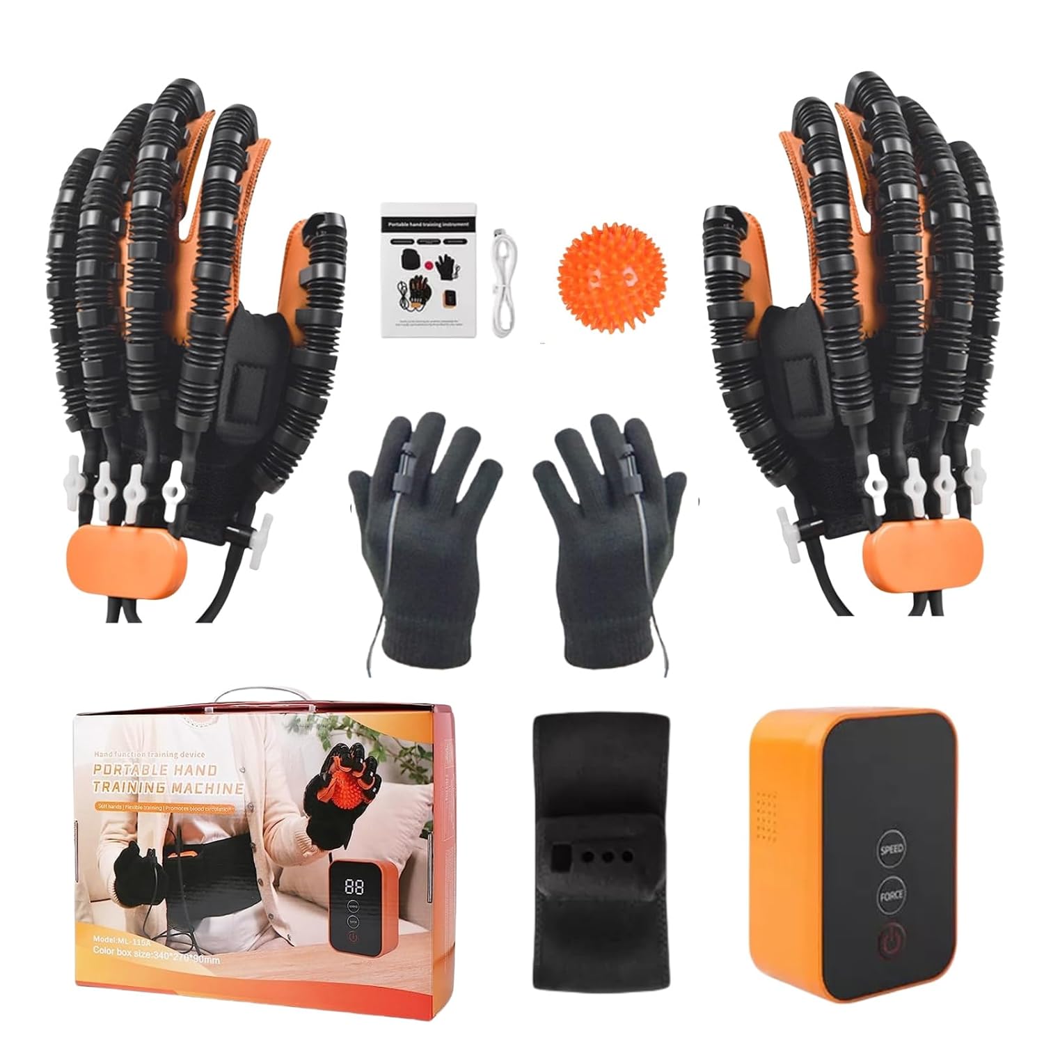 （Left+Right）Rehabilitation Robot Gloves，Hand Therapy Equipment，Robot Hand Glove，Robotic Gloves For Stroke Rehab For Both Hand，Robotic Hand Glove For Stroke Rehab,Stroke Hand Therapy Equipment.