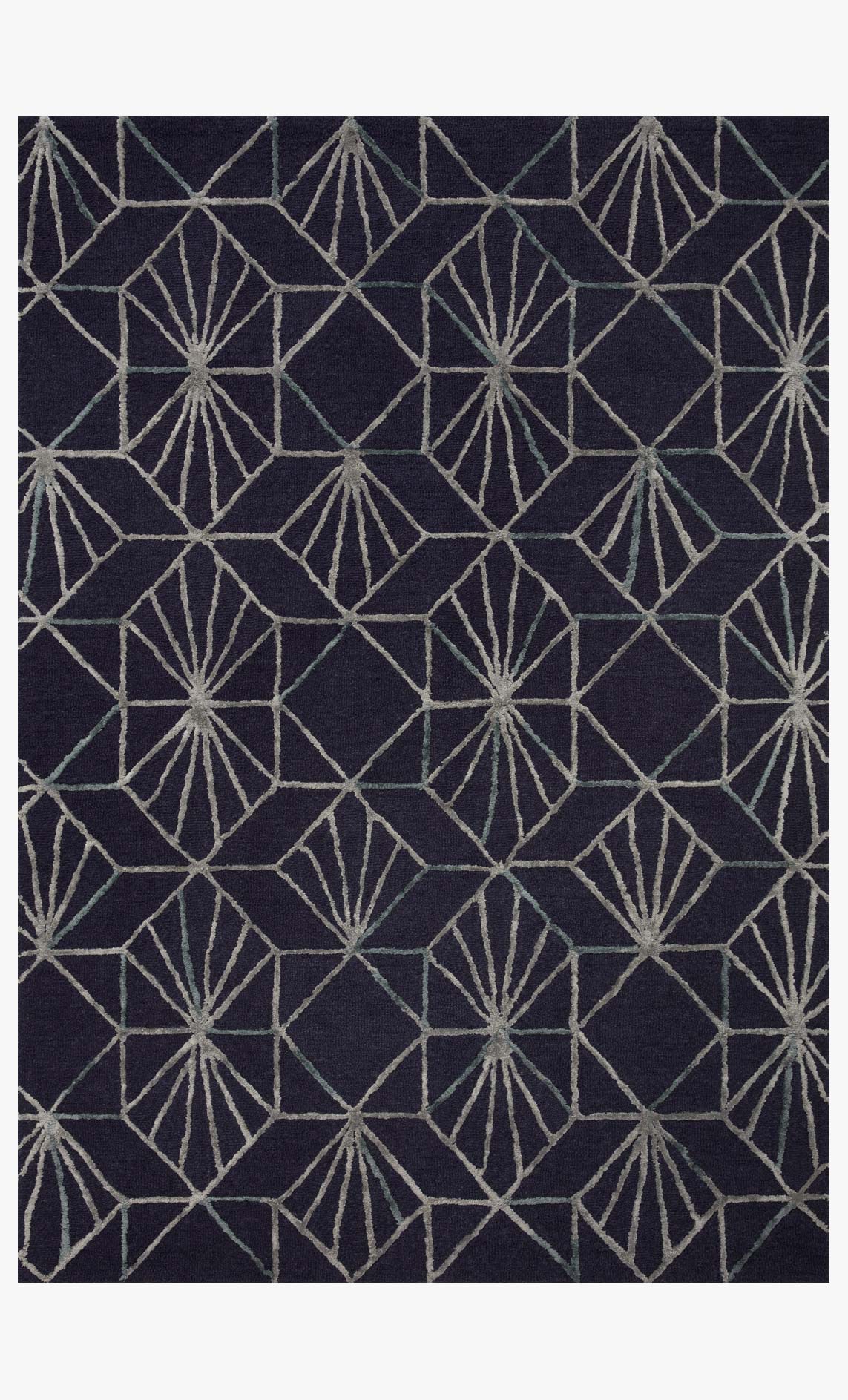 Loloi Verve Collection - Contemporary Hand Tufted Rug in Denim & Ocean (VER-04)