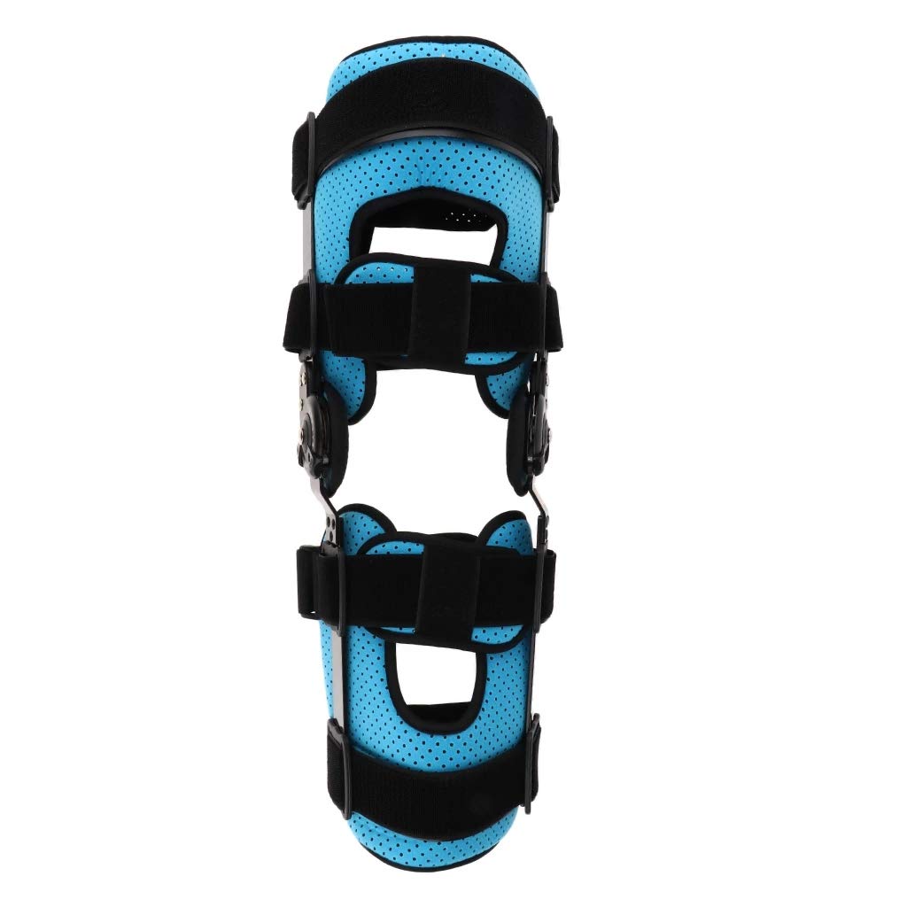 Hinged Knee Orthosis Patella Brace Stabilizer Pad Leg Support Belt Band Wrap Prevention of The Knee Joint from Degeneration (s left leg