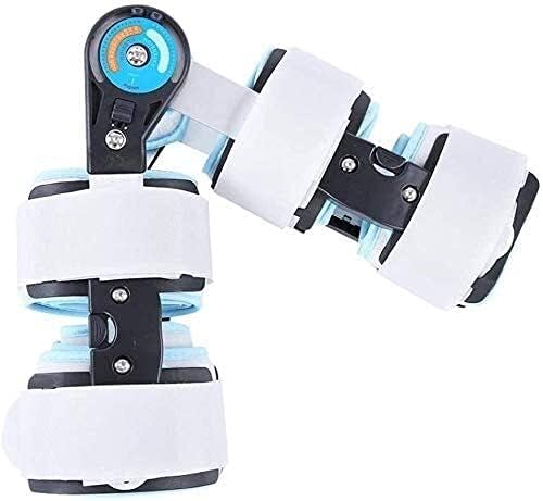 Hinged ROM Knee Brace,Leg Stabilizer Knee Orthosis Splint Adjustable Surgical Fixation Stabilization Fracture Supports for ACL, PCL, MCL Or LCL(