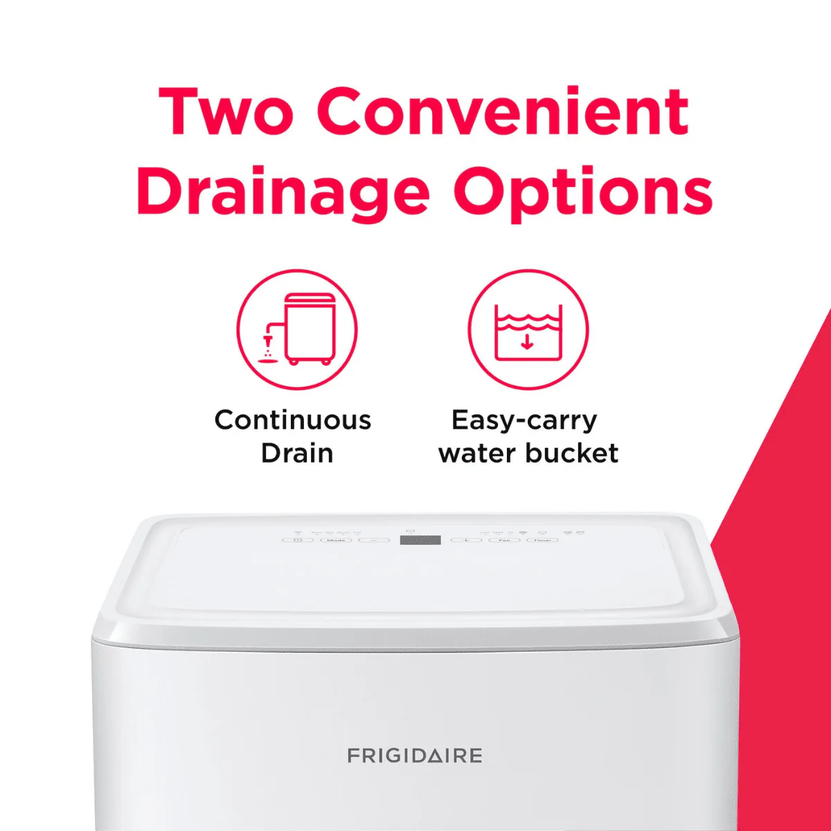 Frigidaire 50 Pint Energy Star Dehumidifier with Optional Pump