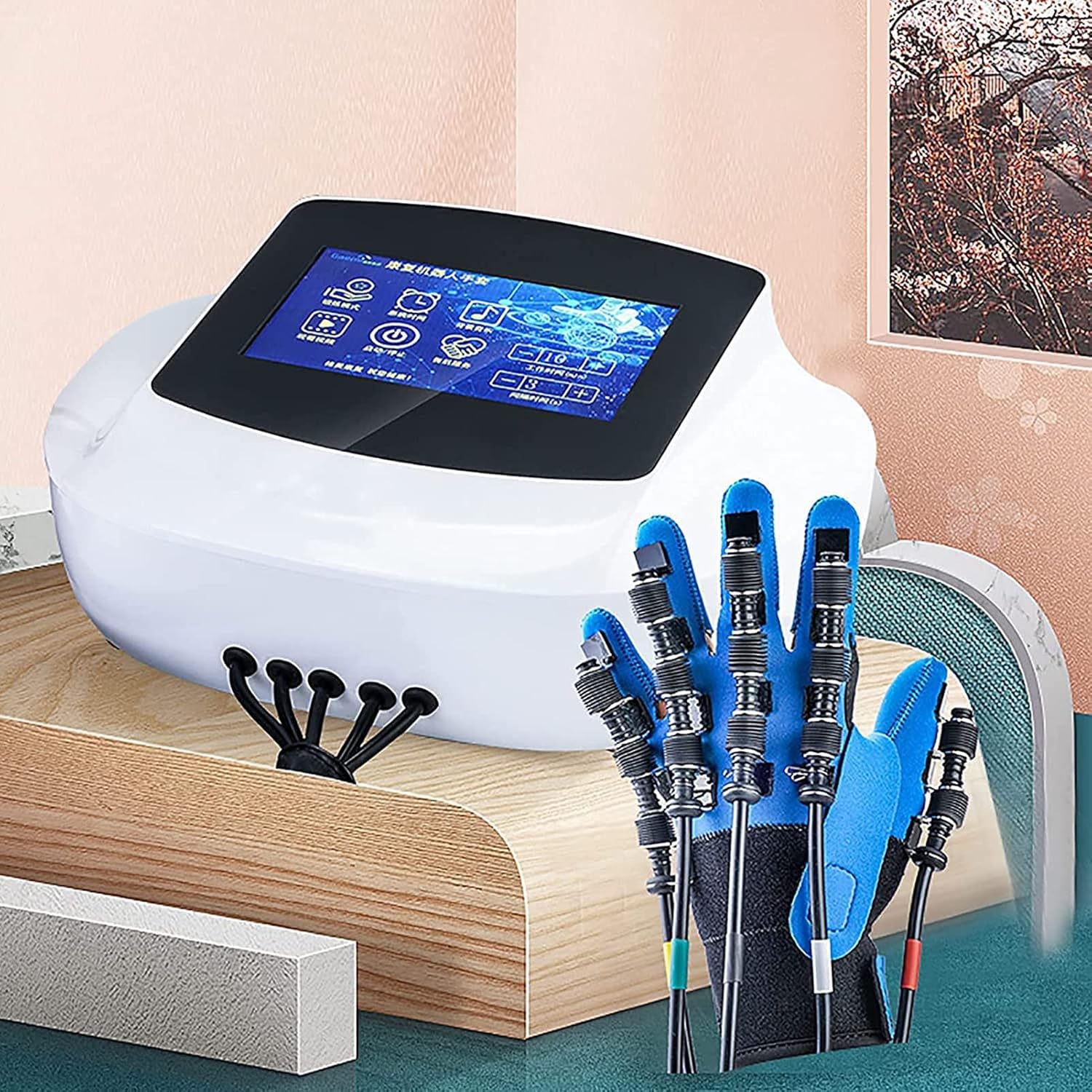 Finger Training Stroke Hand Splint Rehabilitation Robot Gloves Hand Stroke Hemiplegia Rehabilitation Training Equipment Can Minimize Spasticity