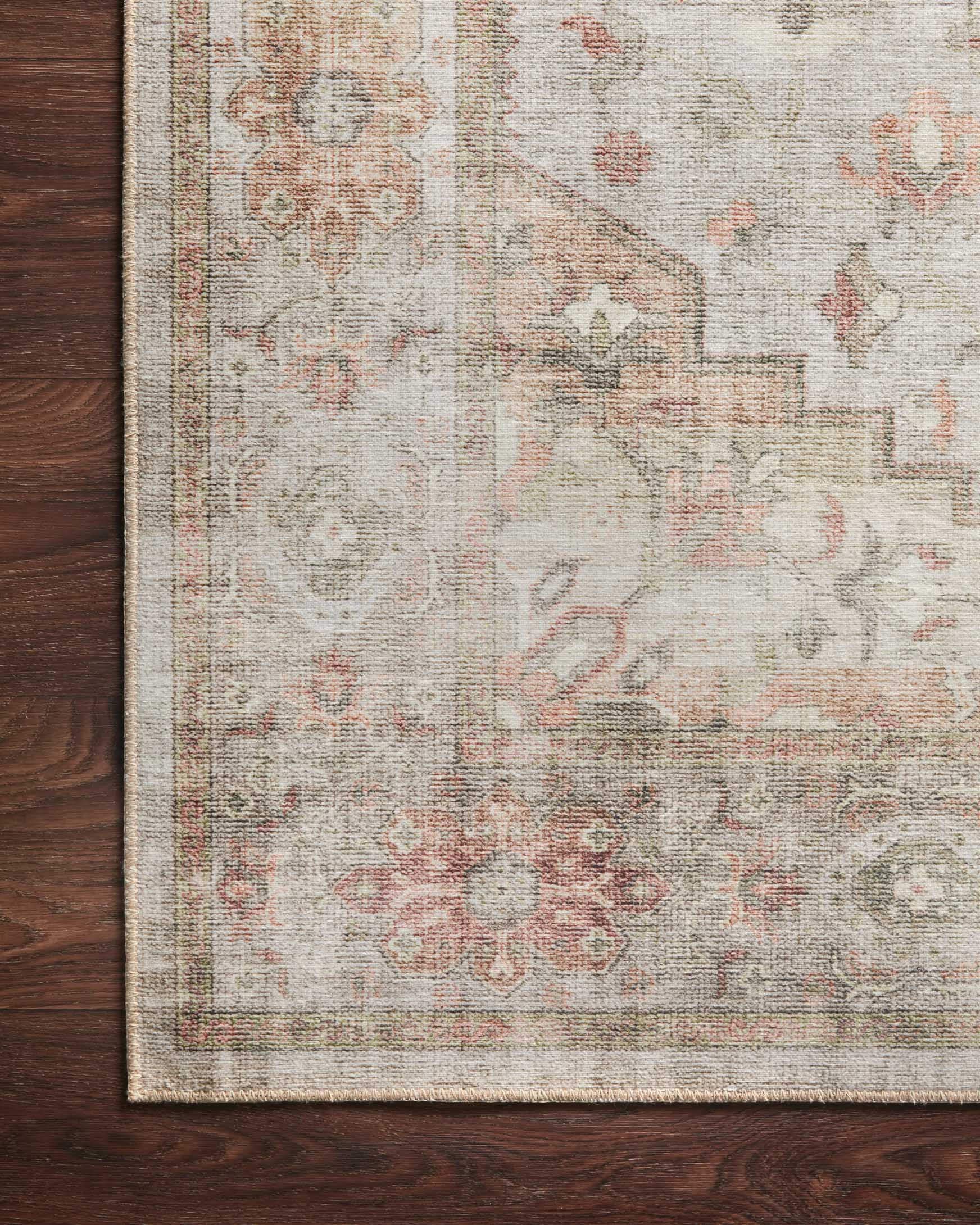 Loloi II Heidi Collection - Traditional Power Loomed Rug in Sage (HEI-02)