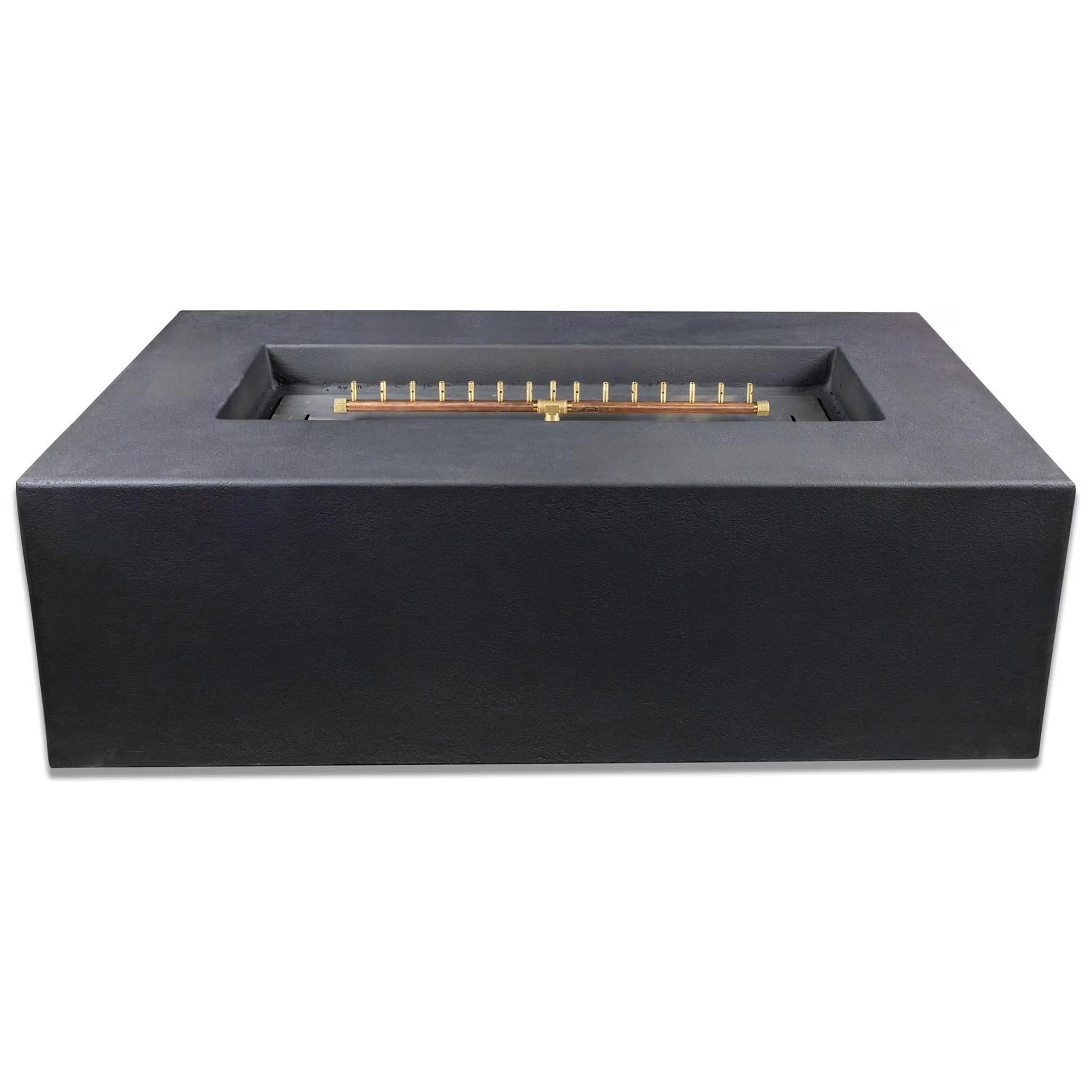 Blaze 60-Inch Rectangular Concrete Natural Gas Fire Pit Table in Phantom (BLZ-60-FTABLE-NG)