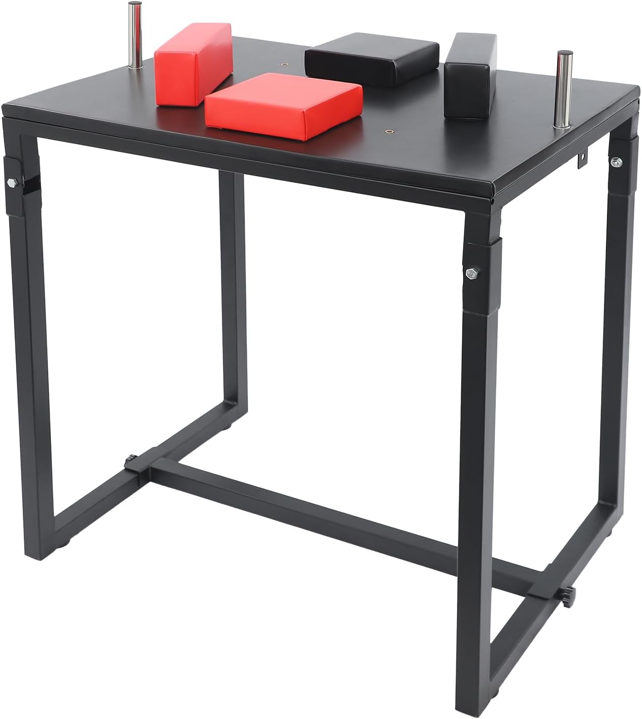 Arm Wrestling Table, Professional Battle Table w/Elbow Pad&Forearm Pad, Foldable Wrist Strength Training Support Plate, Competition Arm Strength Training Equipment for Home Gym Club