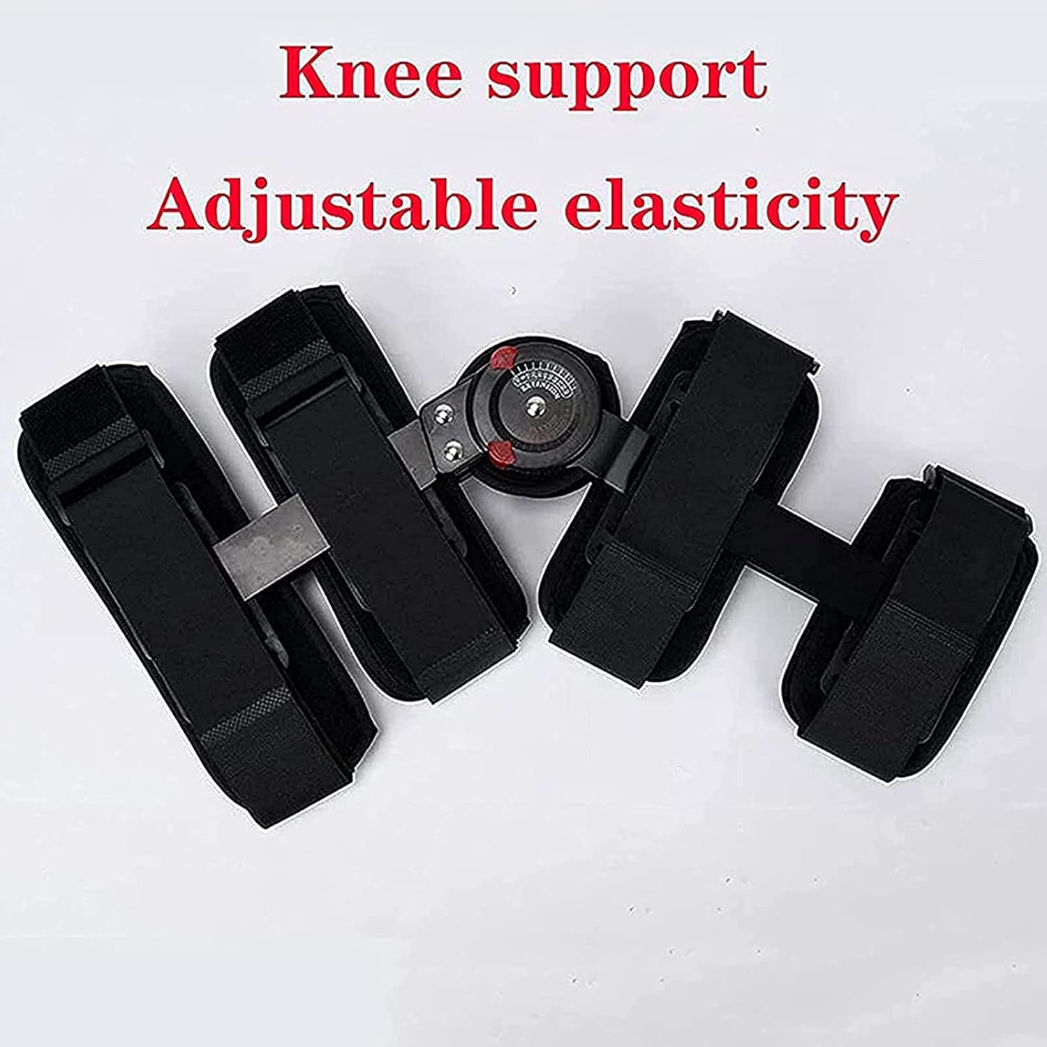 Adjustable Hinged ROM Knee Brace, Orthopedic Hinged Knee Support Brace ?Post-Op Arthritis Injury Protector Knee Fixation Bracket Leg Stabilizer,36cm