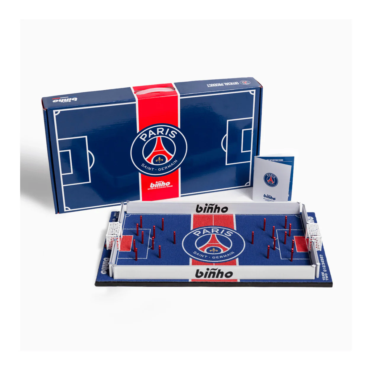 Binho Classic Paris Saint-Germain Edition (PSG) 2 Player Pinball Board Game