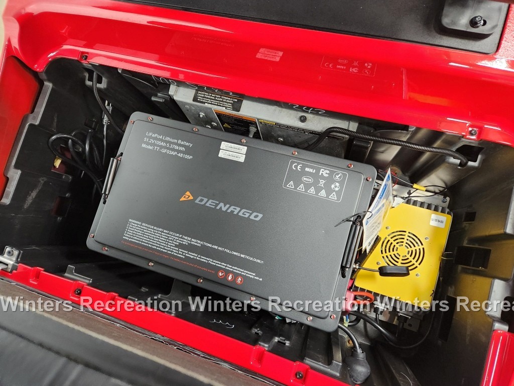 2020 Club Car Tempo Lithium Ion DELUXE STREET READY Golf Cart, Rally Red