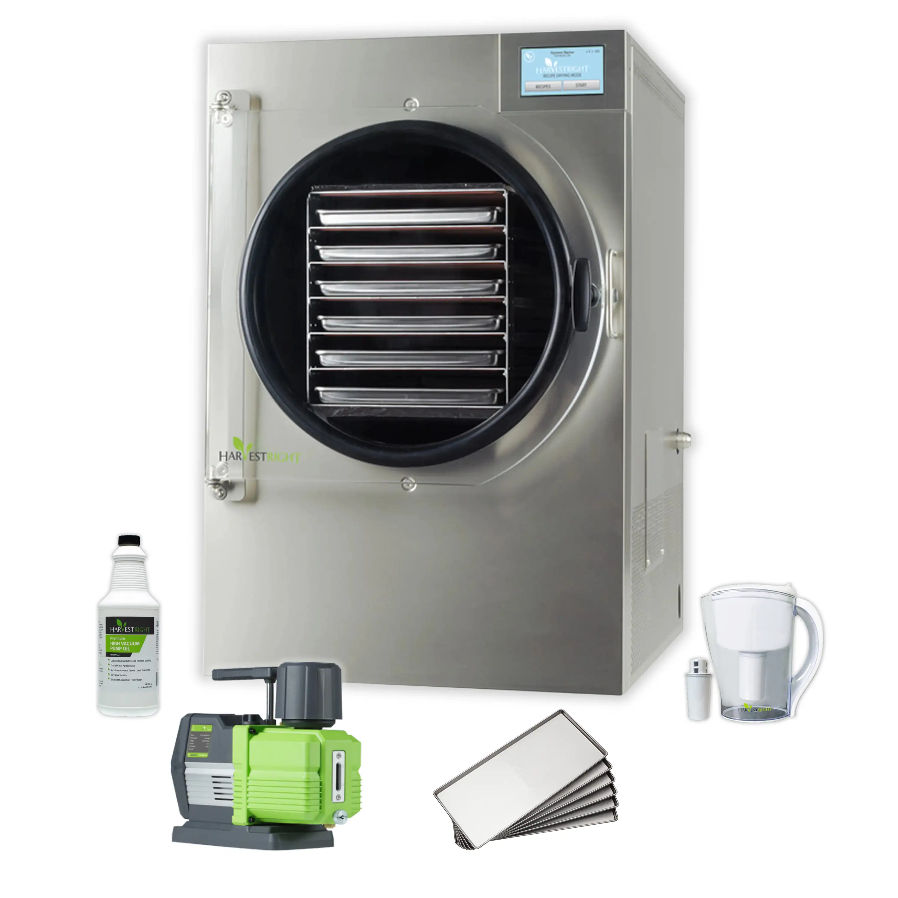 Harvest Right Scientific Freezer Dryer with Premier Industrial Pump in Stainless Steel, Large (HRFDLSC)