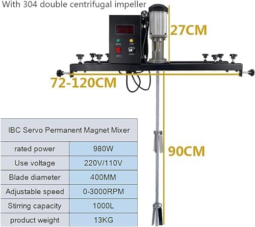 Pneumatic Paint Mixer Electric Tank Mixer Machine, Pneumatic Bracket Mixer, Paint Stirring Machine Bracket Air Agitator Paint Mix Tool