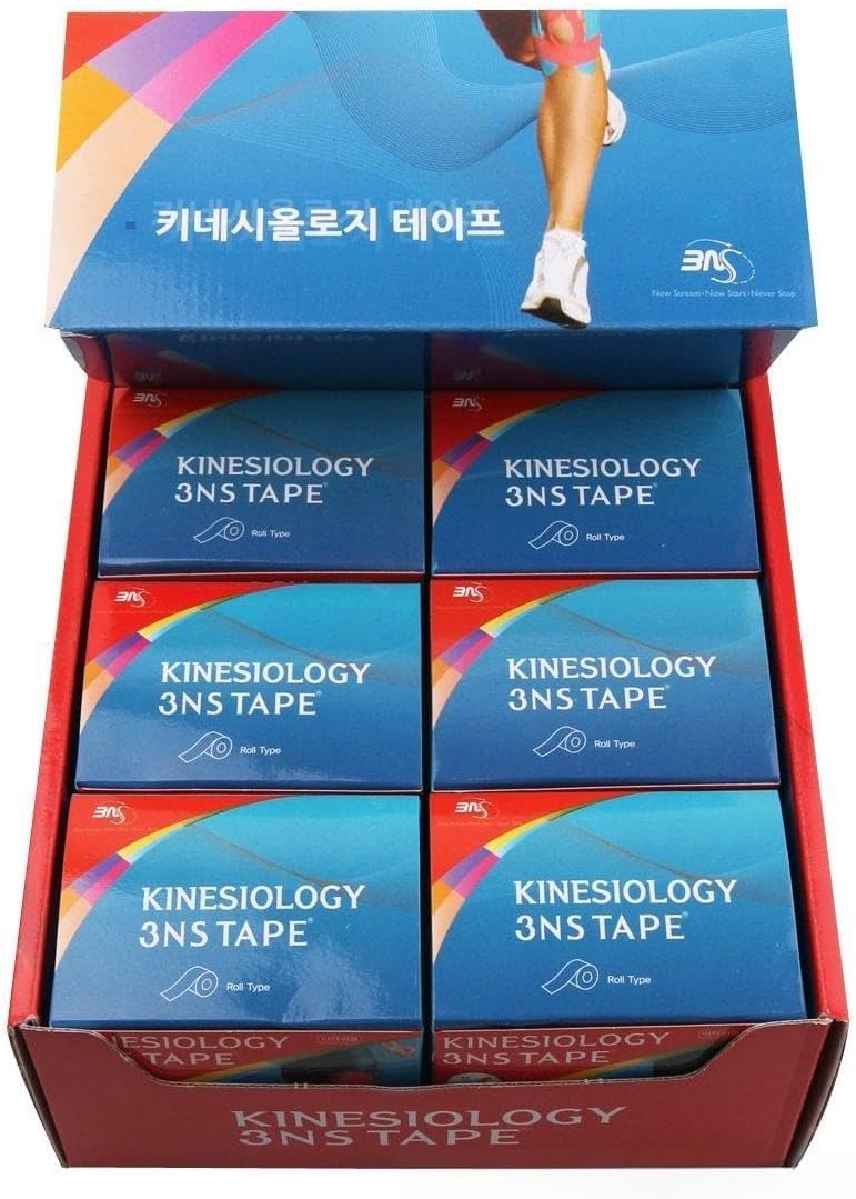 Kinesiology Physiotape Athletic Therapeutic Sports Muscle Care Tex Tape (2Inch x 16.4Ft) (Random(30 Rolls))