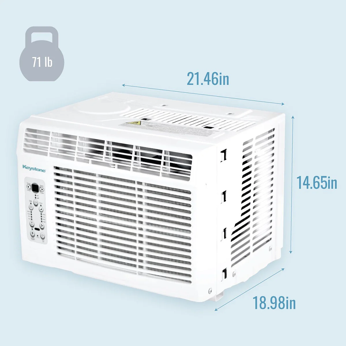 Keystone 14,500 BTU 115V Window Air Conditioner